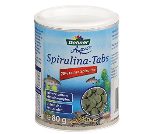 Dehner Aqua - Mangime Per Pesci Ornamentali, Pastiglie Di Spirulina, 90 Compresse (80 G)