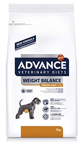 Advance Veterinary Diets - Weight Balance Medium-Maxi - Cibo Per Cani Con Problemi Di Sovrappeso - 3Kg