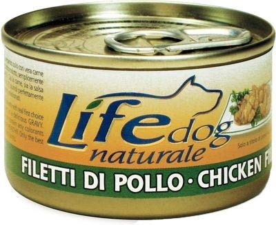 Life Dog 20012 Lattina Con Filetti Di Pollo, 90 Grammi