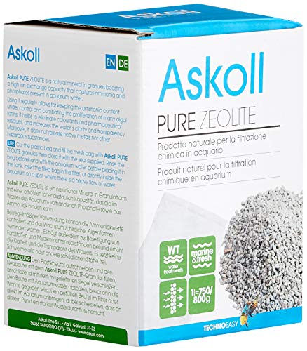 Askoll 922977 Pure Zeolite Per Filtrazione Chimica In Acquario 1 Litro (750/800G)