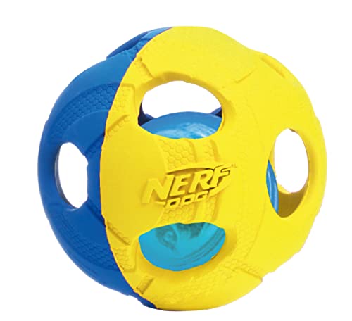 Nerf Dog Vp6786E Led Ball, Zweifarbig Grün/Rot, S