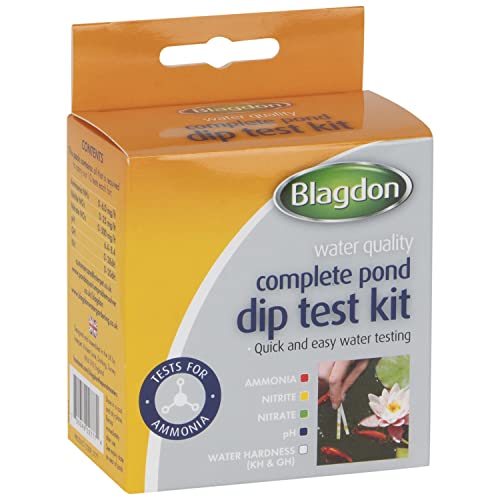 Blagdon Quick & Easy Kit Completo Per Test Di Qualità Dell'Acqua Dello Stagno, Ammoniaca, Nitriti, Nitrati, Ph, Durezza Dell'Acqua (Ch E Gh), Bianco