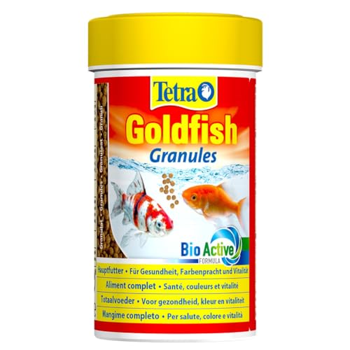 Tetra Goldfish Granules, Mangime In Granuli Galleggianti Per Pesci Rossi E Altri Pesci D'Acqua Fredda - 250 Ml