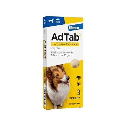 Adtab*3 Compresse Mast. Cani 900 Mg 22-45 Kg