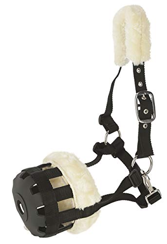 Kerbl 3222143 Museruola Teddy In Pile, Nylon, Nero, Pony