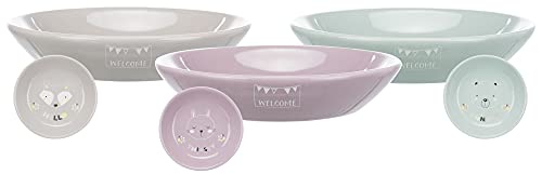 Trixie 25128 Junior Napf, Flach, Keramik, 0,2 L/Ø 14 Cm