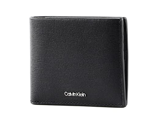 Calvin Klein Median Bifold 5Cc W/Coin K50K509989, Portafogli Uomo, Nero (Ck Black), Os