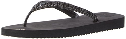 Flip*Flop Flip Glam, Zehentrenner Donna, Black 0000, 36 Eu