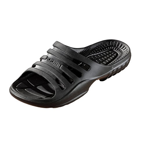 Beco Pantoletten, Badelatschen Unisex, Ciabatte Donna, Nero (Schwarz 0), 39 Eu