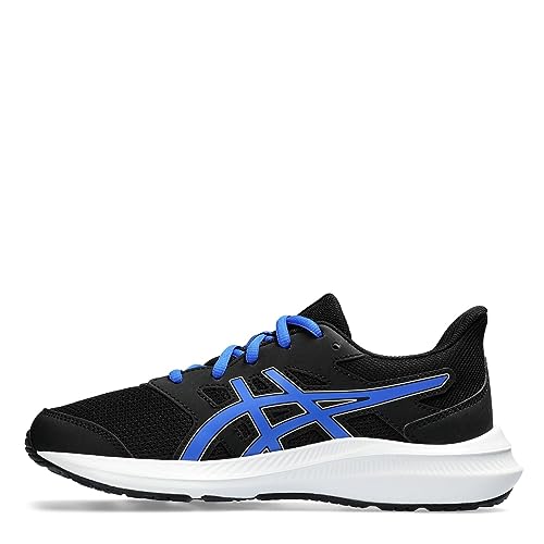 Asics Jolt 4 Gs, Sneaker, Black/Illusion Blue, 32.5 Eu