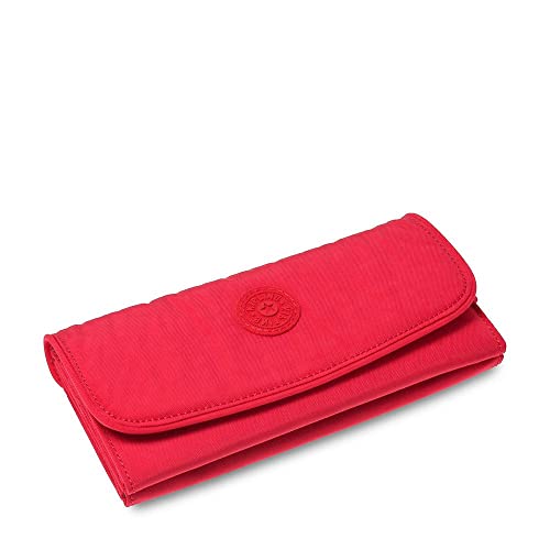 Kipling Money Land, Portafoglio, Donna, Red Rouge, Taglia Unica