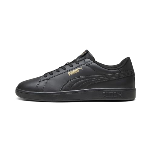 Puma Unisex Smash 3.0 L Scarpe Da Ginnastica, Puma Black Puma Gold Puma Black, 45 Eu