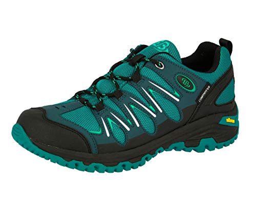 Brütting Expedition, Scarpe Da Arrampicata Basse, Unisex - Adulto, Blu Petrol Schwarz Petrol Schwarz, 41 Eu