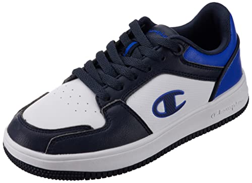 Champion Rebound 2.0 Low B Gs Sneakers, Uomo, Bianco/Blu Marino (Ww007), 39 Eu