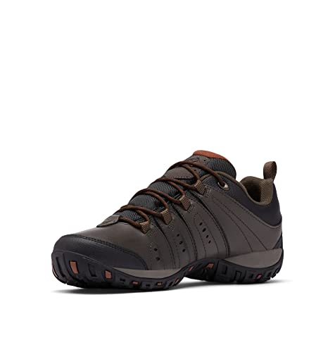 Columbia Woodburn Ii Waterproof Scarpe Da Trekking Basse Impermeabili Uomo, Cordovan X Cinnamon, 42 Eu