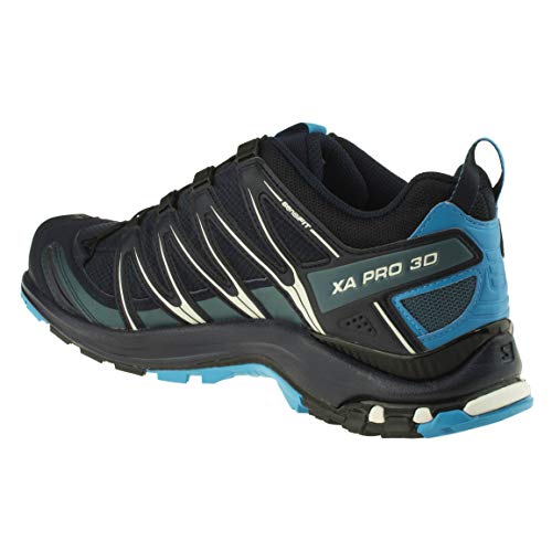 Salomon Xa Pro 3D Gore-Tex, Scarpe Da Trail Running Uomo, Navy Blazer / Hawaiian Ocean / Dawn Blue, 44 Eu