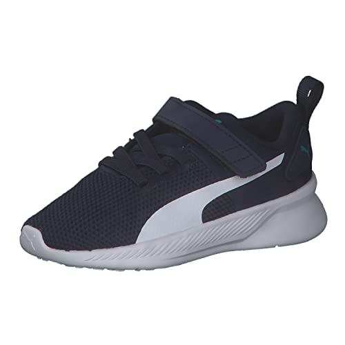 Puma Unisex Kids Flyer Runner V Inf Scarpe Da Ginnastica, Peacoat Puma White Deep Aqua, 22 Eu