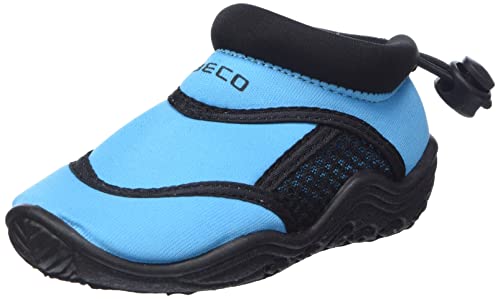 Beco Surf-Und Badeschuhe-92171, Scarpe Da Scogli Unisex-Bambini, Turchese (Türkis/Schwarz 660), 25 Eu