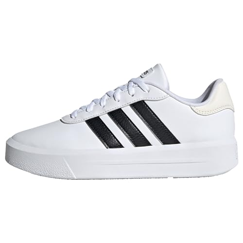 Adidas Court Platform Shoes, Sneakers Donna, Ftwr White Core Black Chalk White, 39 1/3 Eu