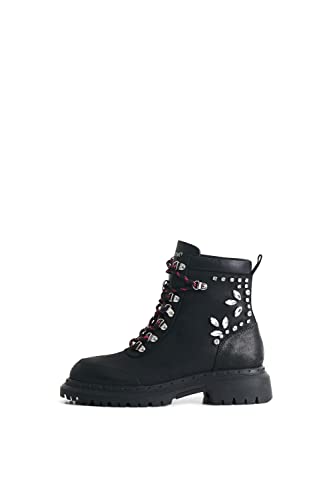 Desigual Scarpe Scale_Jewels, Caccia Donna, Nero, 38 Eu