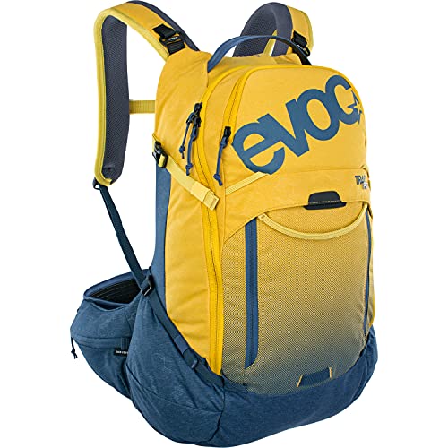 Evoc 100117612-S/M, Zaino Da Bicicletta Unisex-Adulto, 26 L, Curry/Denim