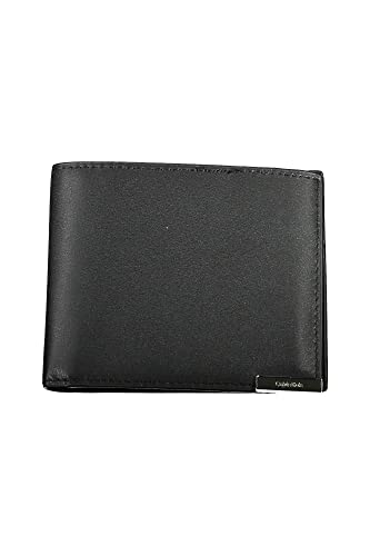 Calvin Klein Modern Plaque Bifold 6Cc W/Bill K50K509975, Portafogli Uomo, Nero (Ck Black), Os