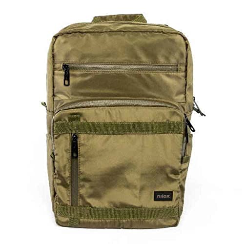 Nilox Verde, Zaino 15 6 Urban Unisex, One Size