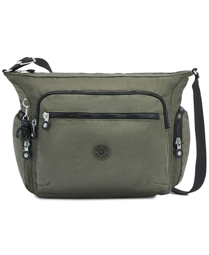 Kipling Gabbie, Borsa A Tracolla, Donna, Verde Moss, Taglia Unica