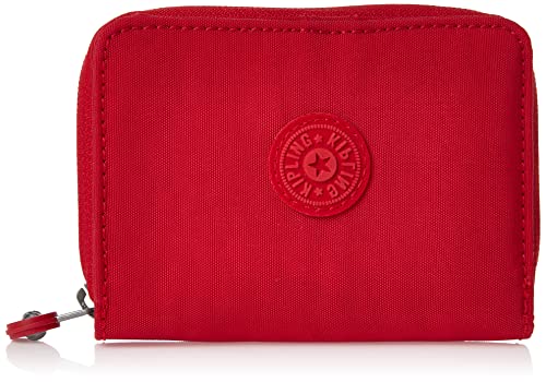 Kipling Soldi Amore, Portafogli Donna, Red Rouge, Taglia Unica