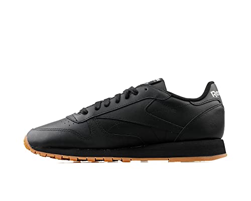 Reebok Classic Leather, Scarpe Da Ginnastica Unisex Per Adulti, Nero (Core Black Pure Grey 5 Reebok Rubber Gum 03), 37 Eu