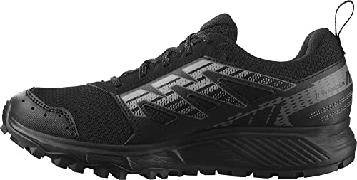 Salomon Wander Gore-Tex Scarpe Impermeabili Da Trail Running Da Donna, A Prova Di Outdoor, Comfort E Ammortizzazione, Tenuta Del Piede Sicura, Black,