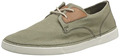 Clarks Gereld Tie, Scarpe Da Ginnastica Uomo, Olive Textile, 45 Eu