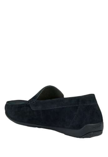 Geox U Ascanio B, Moccasin, Blu Navy, 41 Eu