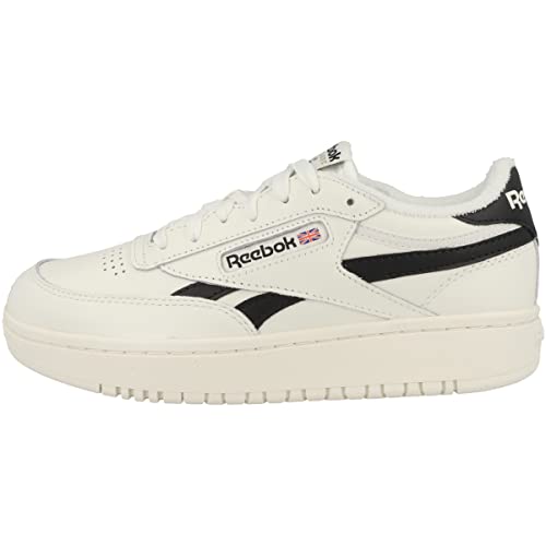 Reebok Club C Double, Scarpe Donna, Bianco (Chalk/Core Black/Chalk), 42 Eu