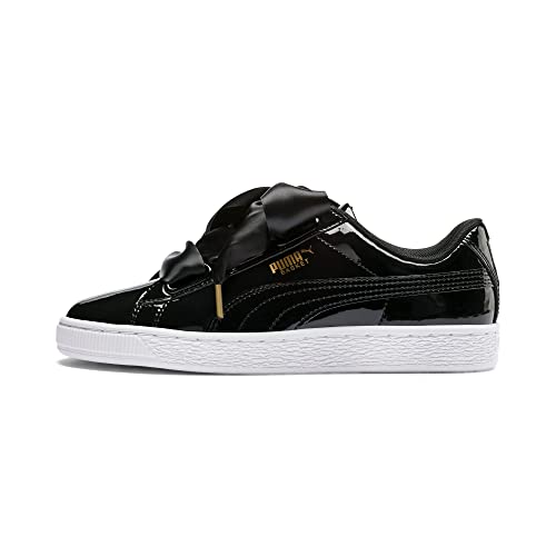Puma Basket Heart Patent, Scarpe Da Fitness Donna, Black Black, 37 Eu