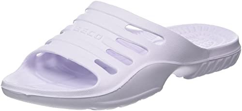 Beco Pantoletten, Badelatschen Unisex, Ciabatte Donna, Bianco (Weiß 1), 38 Eu
