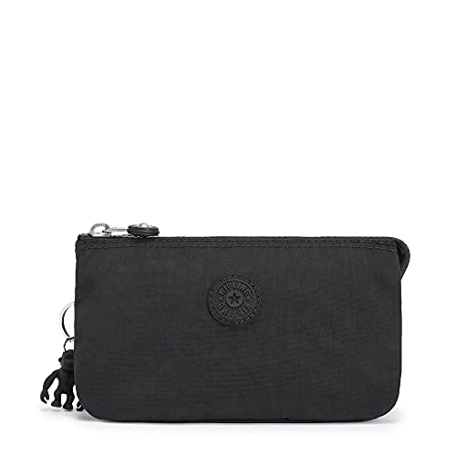 Kipling Creatività L, Astuccio Donna, Nero Nero, Large