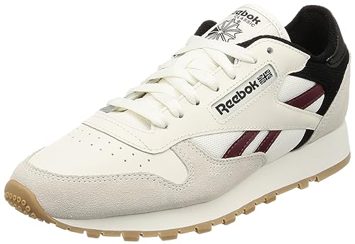 Reebok Classic Leather, Sneaker Unisex-Adulto, Chalk/Clamar/Cblack, 55 Eu