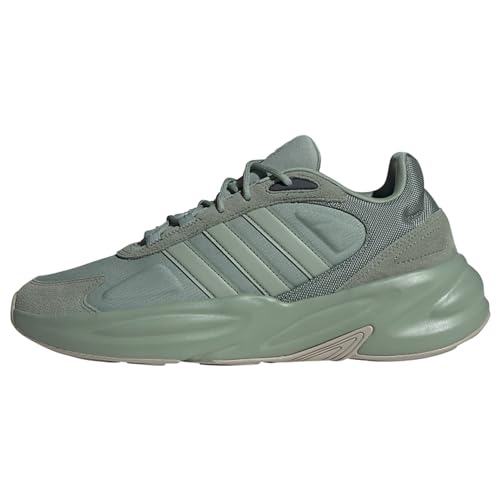 Adidas Ozelle, Scarpe Da Corsa Uomo, Silver Green Silver Green Carbon, 39 1/3 Eu