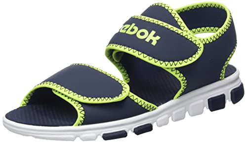 Reebok Wave Glider Iii, Sneaker, Vector Navy/Acid Yellow/Ftwr White, 27.5 Eu