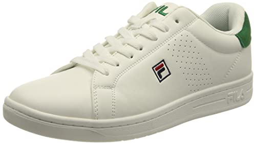 Fila Crosscourt 2 F Low, Scarpe Da Ginnastica Basse Uomo, Bianco Verde White Verdant Green, 43 Eu
