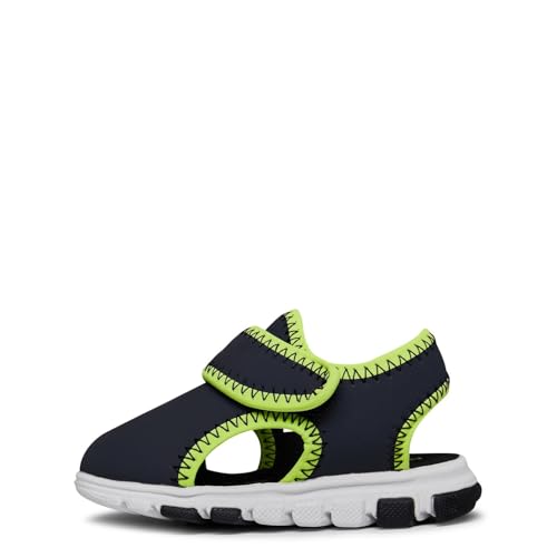 Reebok Wave Glider Iii, Sneaker, Vector Navy/Acid Yellow/Ftwr White, 25.5 Eu