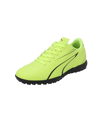 Puma Men Vitoria Tt Soccer Shoes, Electric Lime-Puma Black, 44.5 Eu