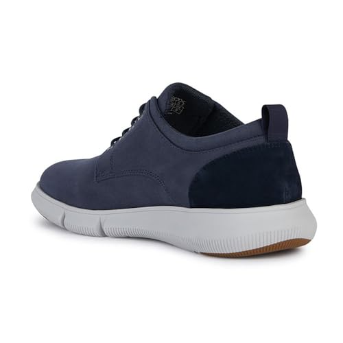 Geox U Adacter F A, Oxford Uomo, Blu Navy, 44 Eu