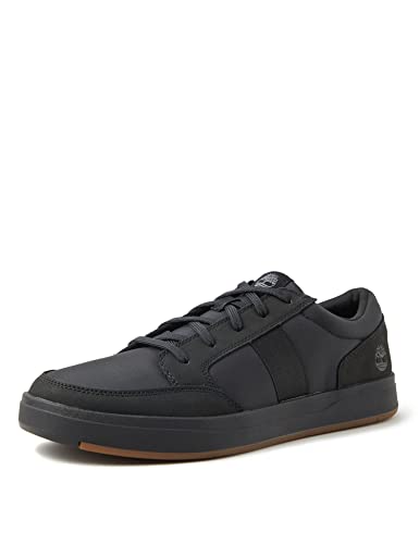 Timberland Davis Square F/L Ox Sneaker Basic, Sneaker, Uomo, Nero Black Nubuck, 45.5 Eu