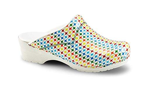 Sanita, Clog Unisex-Adulto, Multicolor, 36 Eu