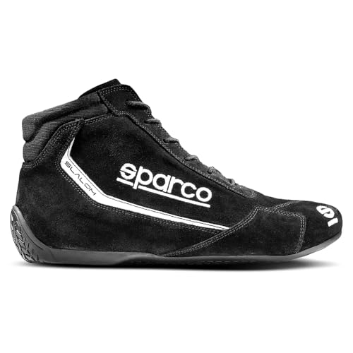 Sparco Stivaletti Slalom 2022 Taglia 44 Nero, Mocassino Unisex-Adulto, Standard, Eu