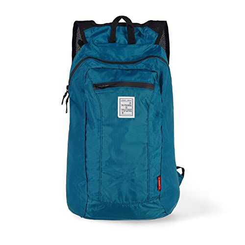 Legami - Zaino Pieghevole, Ultra Leggero, Pieghevole, Resistente All'Acqua, Custodia Inclusa, 2 Tasche Laterali, Tasca Frontale Con Zip, Spallacci Imb