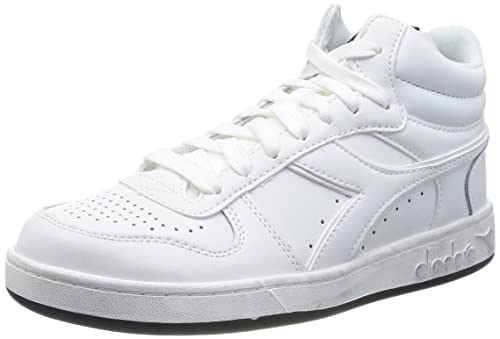 Diadora Magic Basket Demi Icona, Scarpe Da Ginnastica Unisex Adulto, Bianco (White), 44 Eu
