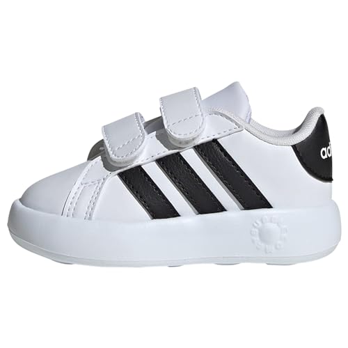 Adidas Grand Court 2.0 Cf I, Scarpe Da Ginnastica, Preloved Scarlet/Aurora Met./Solar Red, 7 Uk Child